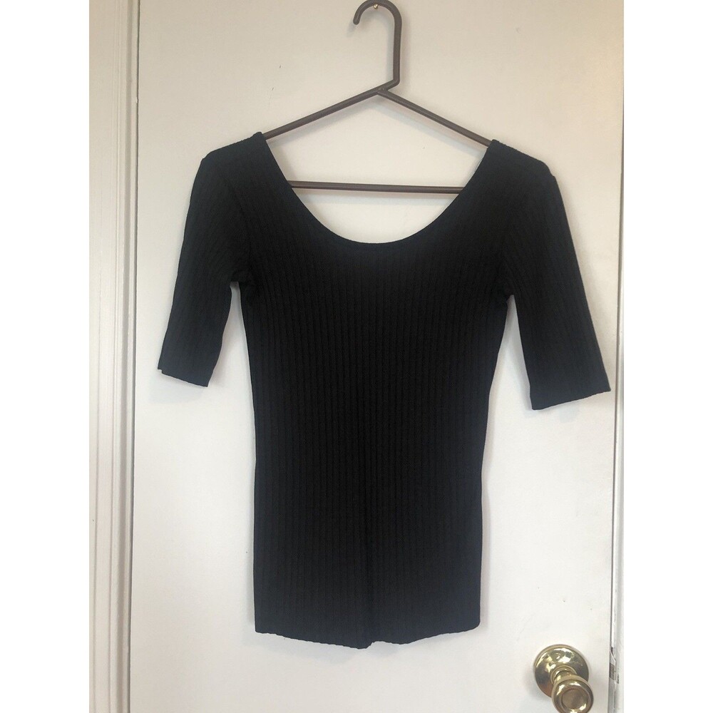 Small Black Womens Ballet core Top